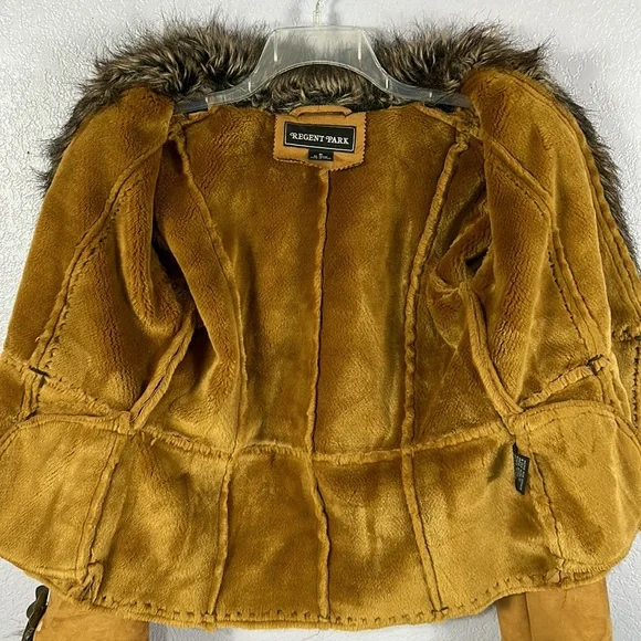 Regent Park faux Fur suede look penny Lane jacket … - Picture 5 of 10